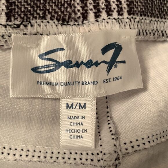 Seven7 Women’s Dandy Plaid Pull On Gray Legging Size M - Picture 11 of 13